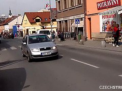 Auto, Spermaladung, Tschechisch, Handjob, Hd, Geld, Realität, Rasiert