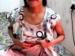 Cute desi teen Babykajoldesi with small tits getting wild in the village