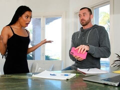 Rumpa, Brunett, Fångad, Handjobb, Mellanrasig, Kysser, Fitta, Rakad