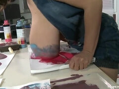 Velké kozy, Kuřba, Brunetka, Dávení penisem, Ženský, Hd, Sólo, Kozičky