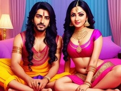 Stjärt mot mun, Moster, Universitet, Indisk, Orgasm