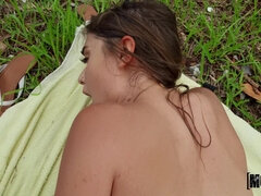 Amateur, Americano, Mamada, Estilo perrito, Pajear, Al aire libre, Pov, Tatuaje