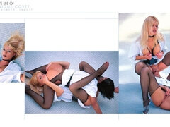 18 jaar, Grote kont, Grote lul, Pijpbeurt, Hondjeshouding, 1 man 2 vrouwen, Mager, Tiener