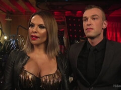 TS Foxxy Fills Alrik Angel's Tank With Hard Dick