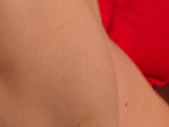 Enthousiasteling, Blond, Tsjechisch, Europees, Vrouw, Kut duiken, Mager, Alleen