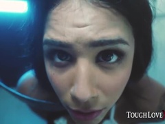 오랄섹스, 깊은목구멍, 하드코어, 라티나, 하녀, 현실, 빼빼한, 젖가슴