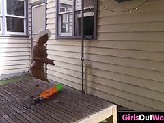 Prstni, Hd, Poljubljanje, Lizanje, Orgazem, Zunaj, Kratki lasje, Joške