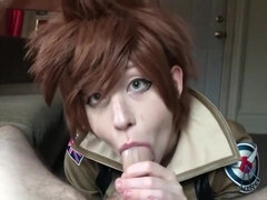 TRACER HERE !! Eager Cock Edged into Oral Creampie Bliss!