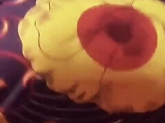 素人, お尻, 黒人, イギリス人, 女, オナニー, オマンコ, 一人