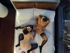 Duże cycki, Brunetka, Hd, Lesbijka, Spanking, Pończochy, Tatuaż, Cycki