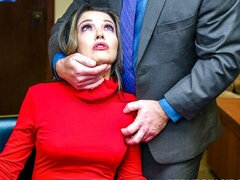 Gorgeous hottie Tiffany Fox likes hard fuck with her lovely boss