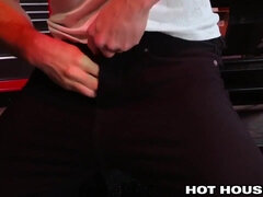 Hothouse Railing Sebastian Kross' Good-Sized Fuckpole