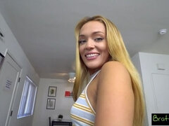 Blondine, Kvinde, Hårdt, Hd, Naturlige bryster, Orgasme, Pov, Fisse