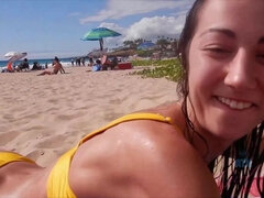 Amatööri, Vessa, Suihinotto, Ulkona, Näkökulma pov, Squirting, Tissit, Märkä