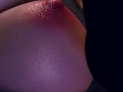 3D BBW Hot Asian Mature MILF Cheating with Young Big Cock