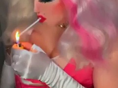Kuřba, Kluk v dámském, Fetiš, Honění, Masturbace, Milf žcbp, Shemale, Kouření