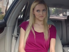 Blonde Bangs In the Back-Seat