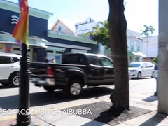 아마추어, 큰 엉덩이, 큰 가슴, 수음, 밀프, 공개적인, 혼자, 젖가슴