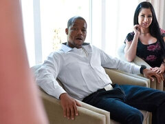 Negro, Mamada, Pajear, Interracial, Besar, Madres para coger, Bragas, Trio