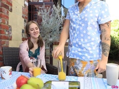 Anal, Peludo, Lesbiana, Lamidas, Masturbación, Al aire libre, Trio