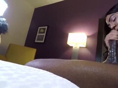 Gianna Wicked Latina Amateur Sucking BBC in Hotel Facefuck