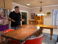 Grosser arsch, Grosser schwanz, Blondine