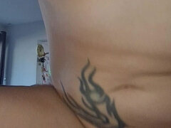 Amatör, Blondin, Avsugning, Par, Sperma i munnen, Tysk, Glasögon, Pov