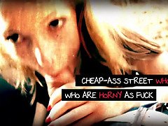 Enthousiasteling, Auto, Diep in de keel, Hardcore, Hd, Slipje, Gezichtspunt, Prostituee