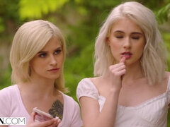 18 let, Blondýna, Brunetka, Výprask, Pička, Jezdectví, Švédská rojka, Kozičky