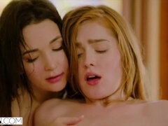 Brunett, Ansikte sitter, Hd, Slick, Fitta, Rödhårig, Rider, Tonåring