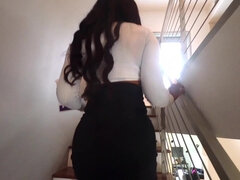 Culo grande, Mamada, Polla, Ébano, Sexo duro, Casero, Adolescente