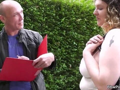 Chubby picked up for oral and vaginal banging