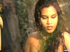 Amatőr, Gesztenyebarna, Indiai, Érett koros, Érett feleség