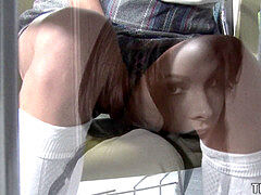 InnocentHigh schoolgirl uniform brown-haired Erin Stone hard-core sex