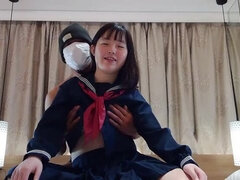 Amateur, Asiatique, Mignonne, Hd, Fait maison, Japonaise, Culottes ou slips, Uniforme