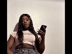 Grande cazzo, Nero, Compilation, Schizzo di sborra, Di colore, Masturbazione, Donna con pene, Solo