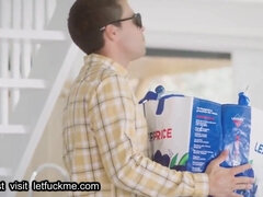 Anal, Blonde, Sucer une bite, En gros plan de très près, Queue, Hard, Hd, Nénés