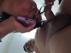 아마추어, 엉덩이, 큰 엉덩이, 커플, 사정 샷, 라티나