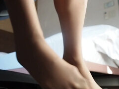 Asiatica, Piede fetish, Fatto in casa, Giapponese, Mamma che vorrei scoparmi, Pantaloncini sintetici