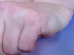 1217 Dawnskye1962 in Her First Nylon Encasement Video