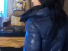 I Like to Fuck All My Neighbors and All the Men I Meet- in This Video I Was Cleaning the Kitchen and the Neighbor Came to Say He