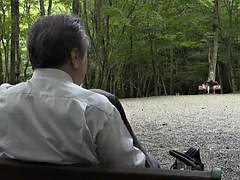 アジア人, デカパイ, フェラチオ, フェティッシュ, 手コキする, 日本人, 公共, オッパイの