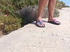 JonDickFlash Flashes Big Natural Tits & Peeing Outdoor in Public HD