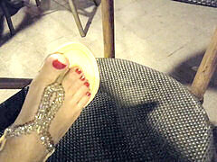 Amatőr, Láb, Domina szerep, Lábszex, Nagylány, Szabadban