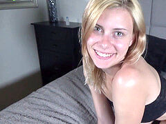 Grosser schwanz, Handjob, Zierlich, Titten