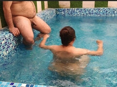 Amatéri, Bbw, Kuřba, Pár, Indické, Dospelé, Bazén