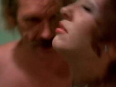 Hot retro teen chick comes to doctor and enjoys classic ffm threesome