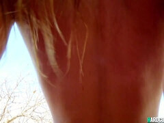 Leie, Arsch, Grosse titten, Bikini, Blasen, Im freien, Pornostars, Pov