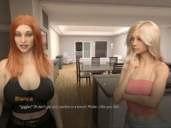 Let's dive into a porn game featuring big boobs and booty action