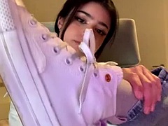 Bebê, Morena, Pés, Fetiche, Latina, Solo chão